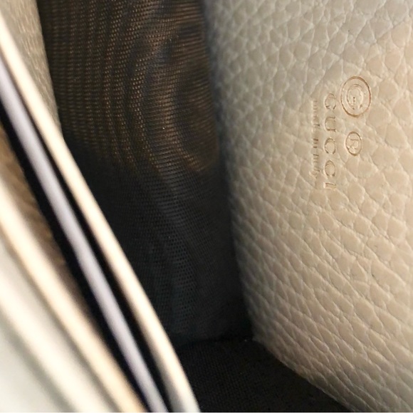 ❌SOLD❌ GUCCI INTERLOCKING G CHAIN LEATHER CROSSBODY BAG - WHITE (NEW WITH TAGS) - Picture 14 of 14